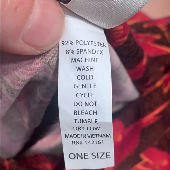 LulaRoe hummingbird leggings - Picture 4 of 5